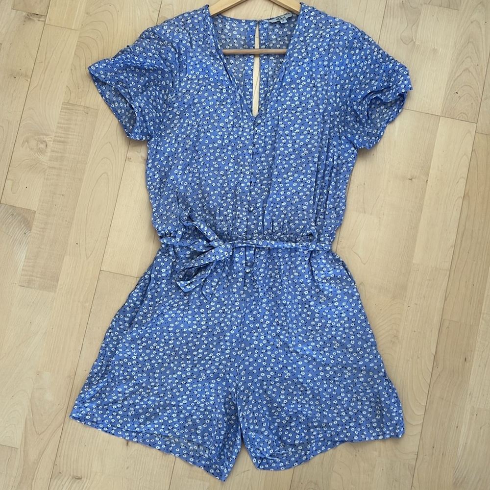 Rails Sophia Romper In Sky Blue Dasies - image 2